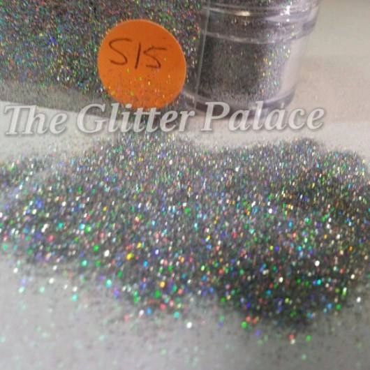 S15 Holo Silver (.008) Solvent Resistant Glitter