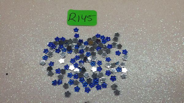 Rhinestone #R145 (blue flower rhinestone)
