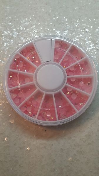 Rhinestone Wheel #7 (Pink 4 mm A/B rhinestone