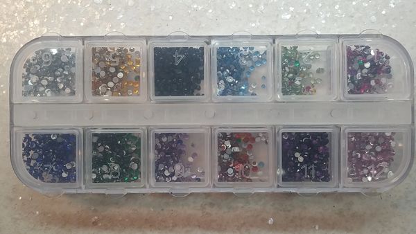 Rhinestone Bar #10 (rhinestones in 12 colors))