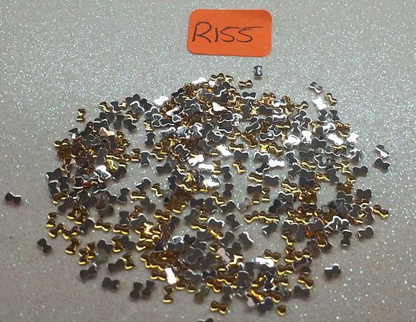 Rhinestone #R155 (Gold bow rhinestone)