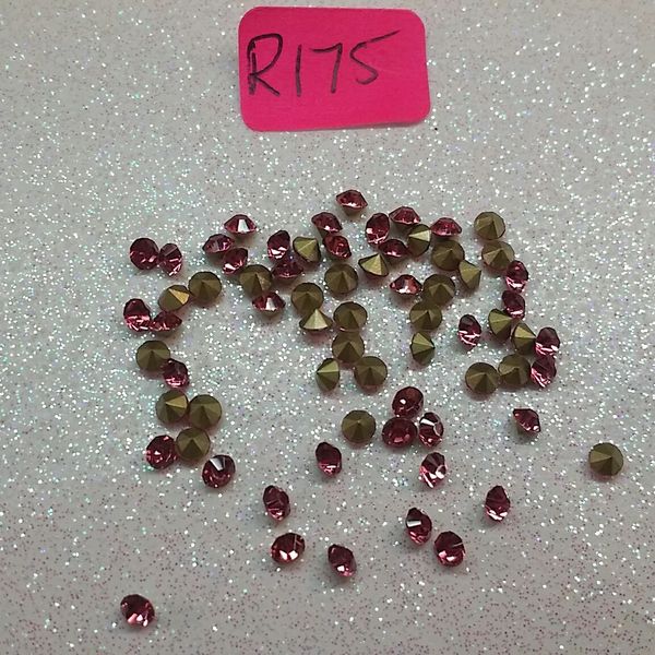 Rhinestone #R175 (Pink Point Back SS10)