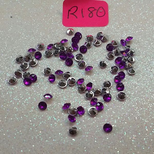 Rhinestone #R180 (purple point Back SS10)
