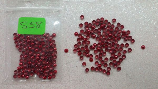 Stud #58 - S58 (red round stud) (1 pack)