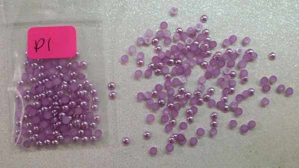 Pearl #P1 (3 mm lavender pearls)(1 pack)