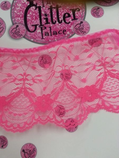 Lace - #L15 Hot Pink Lace