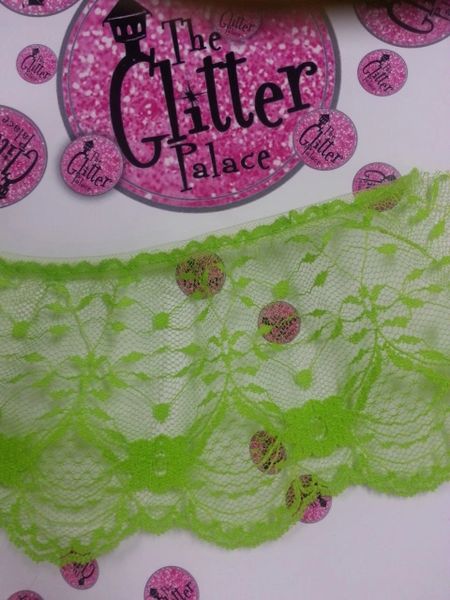 Lace - #L18 Neon Green Lace