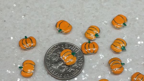 3D Holiday Charm #1 Pumpkin (1 piece)