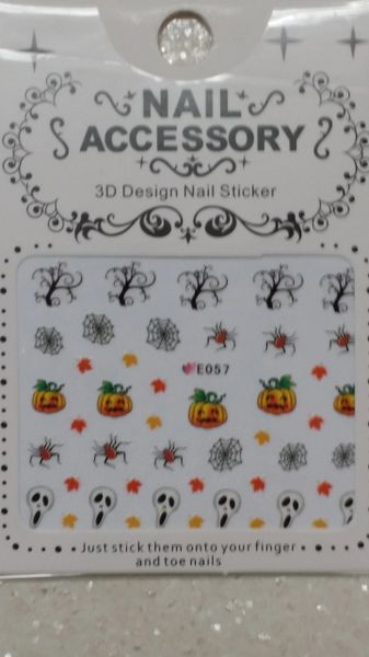 Water Slide Decal (E057) Halloween nail decals