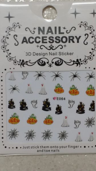 Water Slide Decal (E064) Halloween nail decals