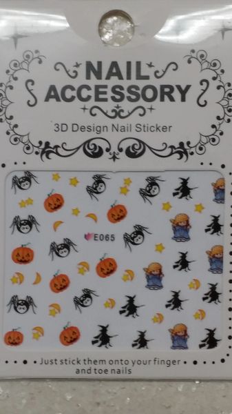 Water Slide Decal (E065) Halloween nail decals