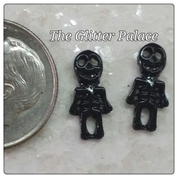 3D Black Skeleton #1 (pack of 2)