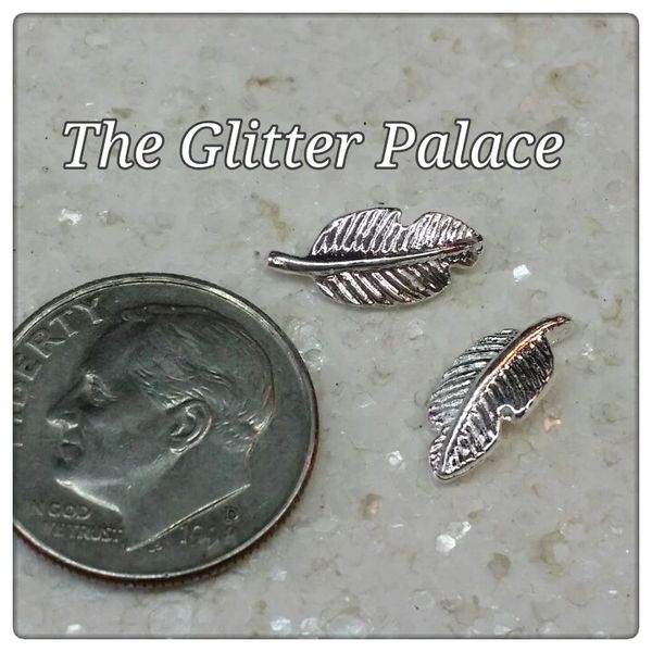 3D Silver Feather #2 (pack of 2)