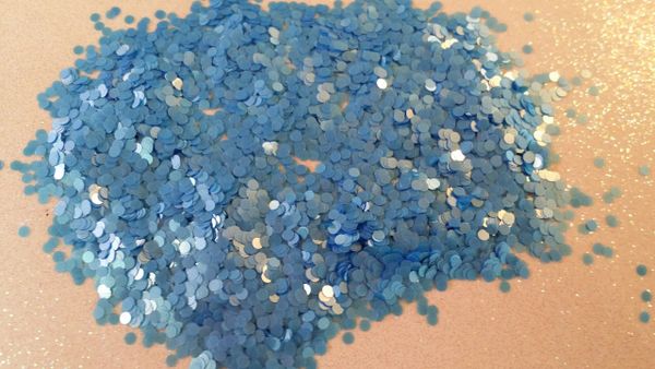 IN29 Periwinkle Blue Matte .078 Dots, Glitter Insert (1.5 gr baggie)