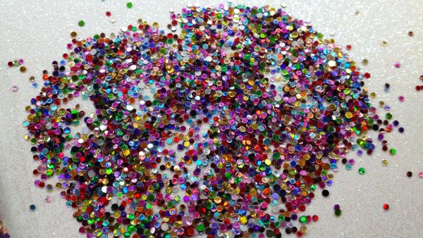 #IN33 Metallic Mix Dots, Glitter Insert (1.5 gr baggie)
