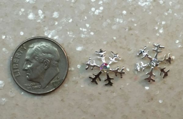 3D Holiday Charm Metal Snowflake #4 (pack of 2)