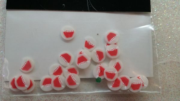 F10 Santa Hat Pre Sliced Femo Insert