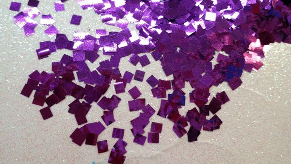 IN95 Purple Square Glitter Insert (1.5 gr baggie)