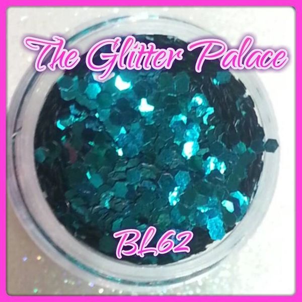 BL62 Turquoise (.062) Solvent Resistant Glitter