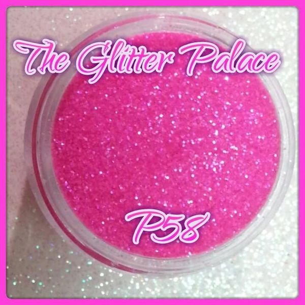 P58 Flouro Pink (.008) Solvent Resistant Glitter