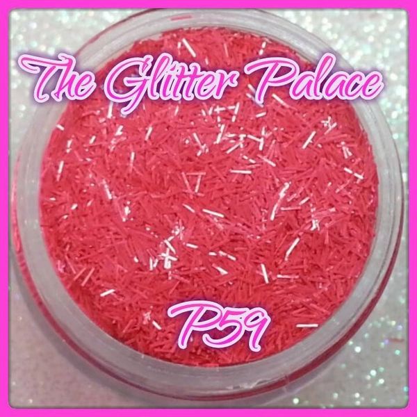 P59 Pastel Pink (Fibers) Solvent Resistant Glitter