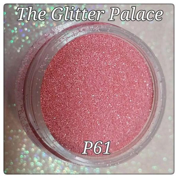 P61 Satin Pink (.008) Solvent Resistant Glitter