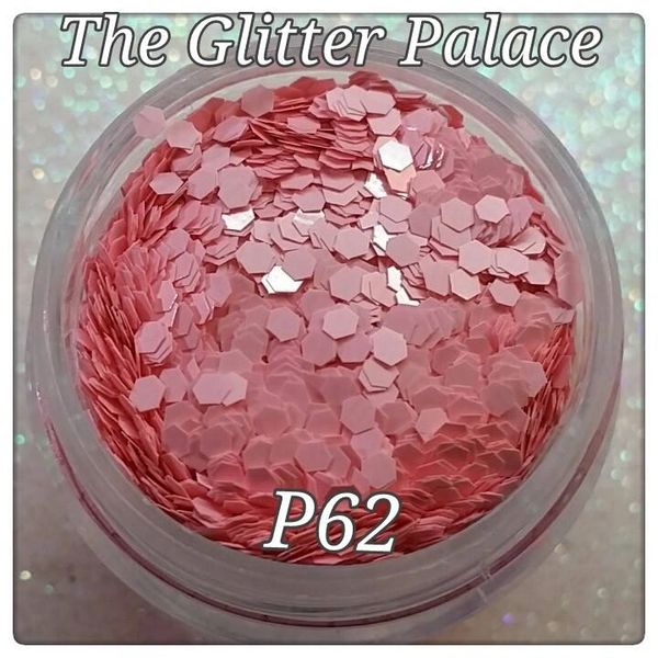 P62 Satin Pink (.062) Solvent Resistant Glitter