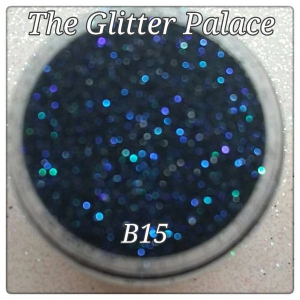 B15 Zotos Black (.008) Solvent Resistant Glitter