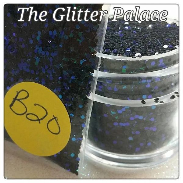B20 Zotos Black (.040) Solvent Resistant Glitter