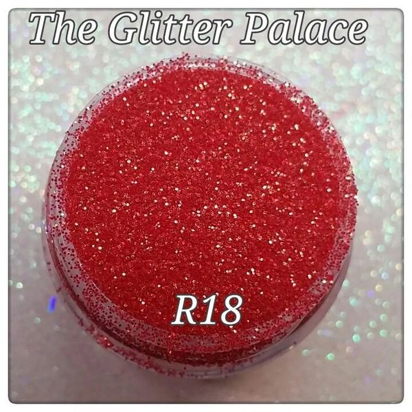 R18 Lobelia Red (.008) Solvent Resistant Glitter