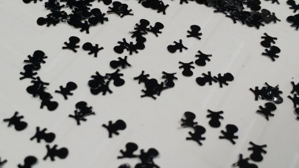 IN148 Black Skull & Cross Bones Insert (1.5 gr baggie)