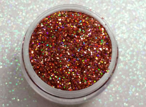 BR23 Holo Rose (.015) Solvent Resistant Glitter