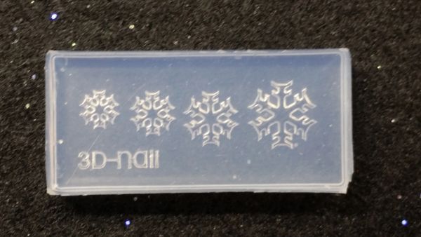 3D Mold - #M29 Snowflake Make Your Own 3D Nail Decorations