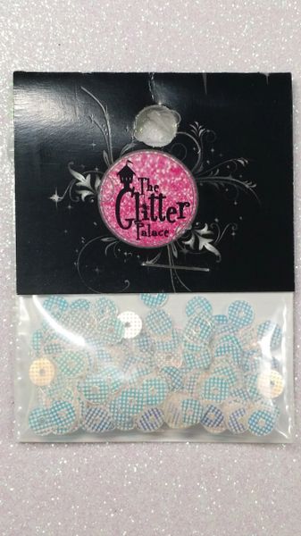 IN210 White Patterned Circle Insert (1.5 gr baggie)