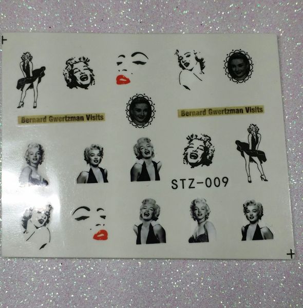 Water Slide Decal (STZ009) Marilyn Monroe