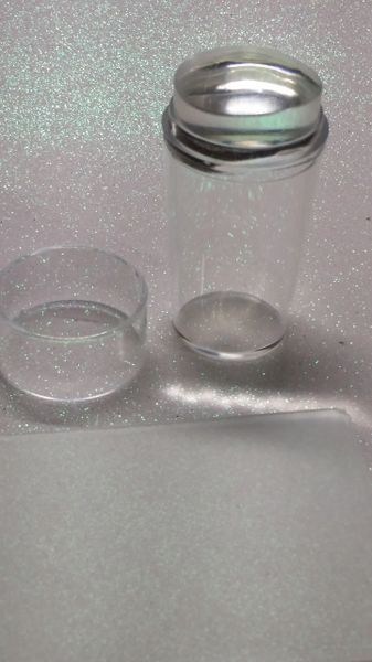 Clear Squishy Stamper with cap and scraper