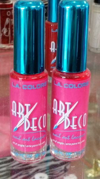 Art Deco Nail Striper Paint - Bright Pink