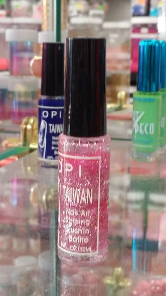 OPI Taiwan Nail Striper Paint - Glitter Pink