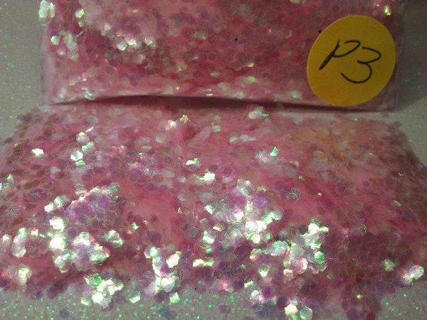 P3 IR Ice Pink (.062) Solvent Resistant Glitter
