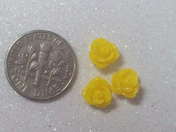 Flower #13 Yellow Rose (pack of 3)