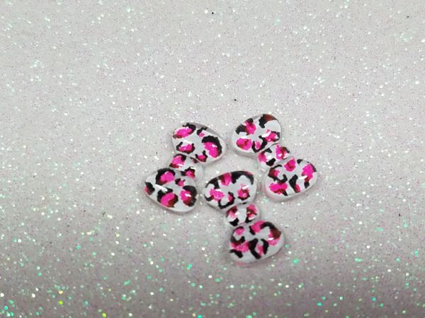 Bow #88 Pink Cheetah (pack of 3)