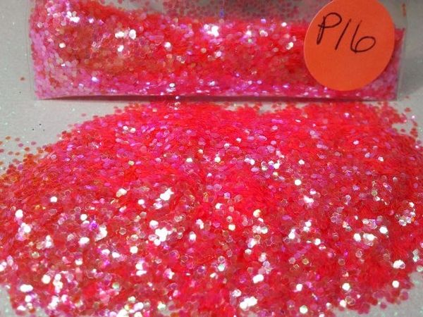 P16 Cool Red (.040) Solvent Resistant Glitter