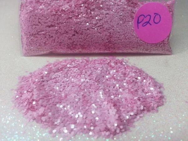 P20 Azalea Pink (.040) Solvent Resistant Glitter