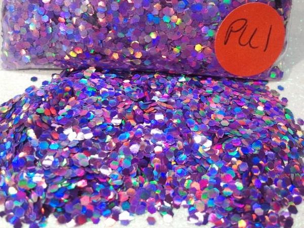 PU1 Holographic Violet (.062) Solvent Resistant Glitter
