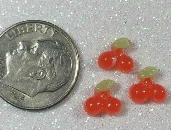 3D cherries #3 (pack of 3)