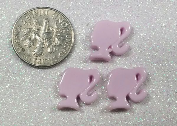 3D Barbie #3 Lavender (pack of 3)