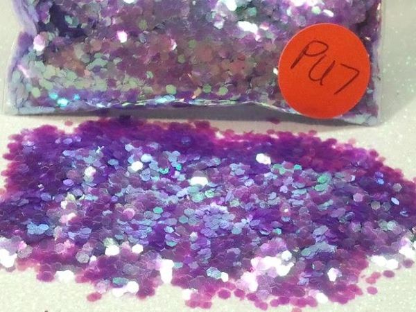 PU7 Iridescent Purple (.062) Solvent Resistant Glitter