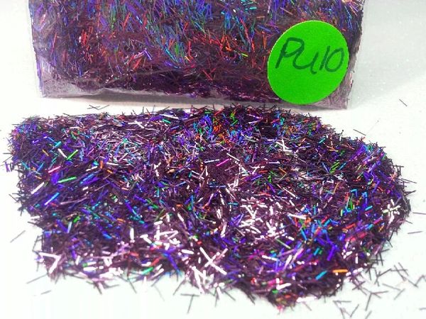 Pu10 Holographic Garnet Fibers Solvent Resistant