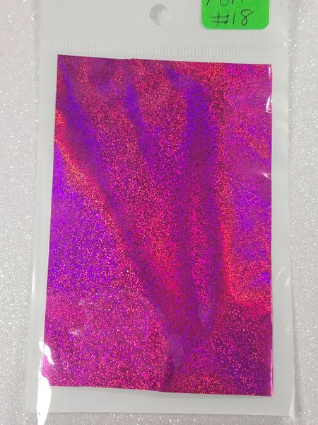 Foil #18 Hot Pink Holographic Foil