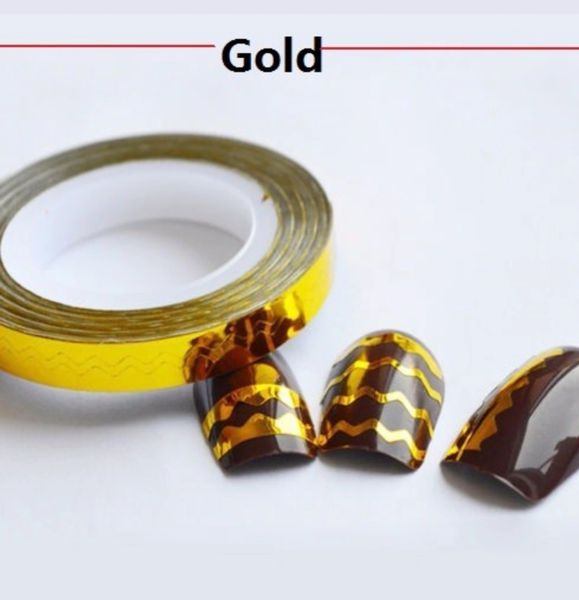 Zig Zag Striping Tape Gold